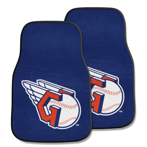 fanmats MLB - Cleveland Guardians 2-pc Carpet Car Mat Set
