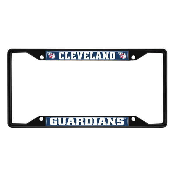 fanmats MLB - Cleveland Guardians Black License Plate Frame
