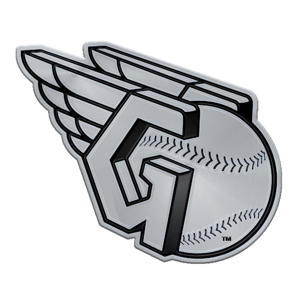 fanmats MLB - Cleveland Guardians Molded Chrome Emblem