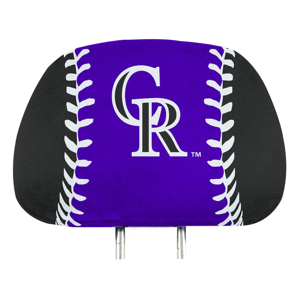 fanmats MLB - Colorado Rockies Printed Headrest Cover