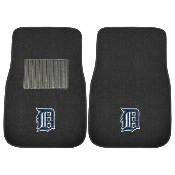 fanmats MLB - Detroit Tigers 2-pc Embroidered Car Mat Set