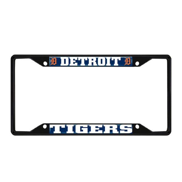 fanmats MLB - Detroit Tigers Black License Plate Frame