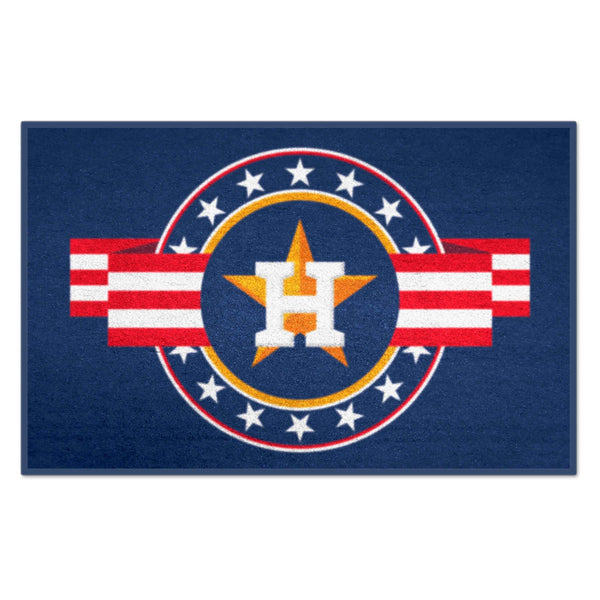 fanmats MLB - Houston Astros Starter Mat - MLB Patriotic