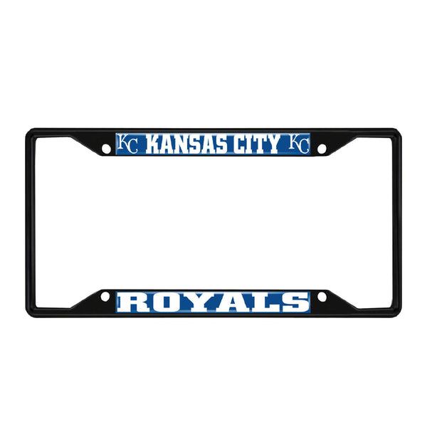 fanmats MLB - Kansas City Royals Black License Plate Frame