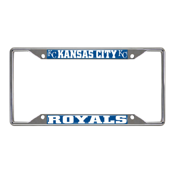 fanmats MLB - Kansas City Royals Chrome License Plate Frame