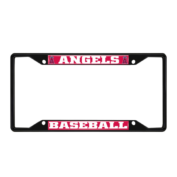 fanmats MLB - Los Angeles Angels Black License Plate Frame