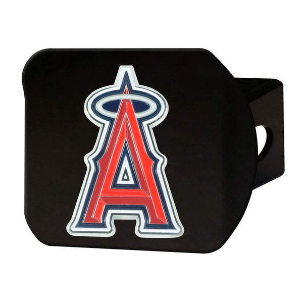 fanmats MLB - Los Angeles Angels Color on Black Hitch Cover