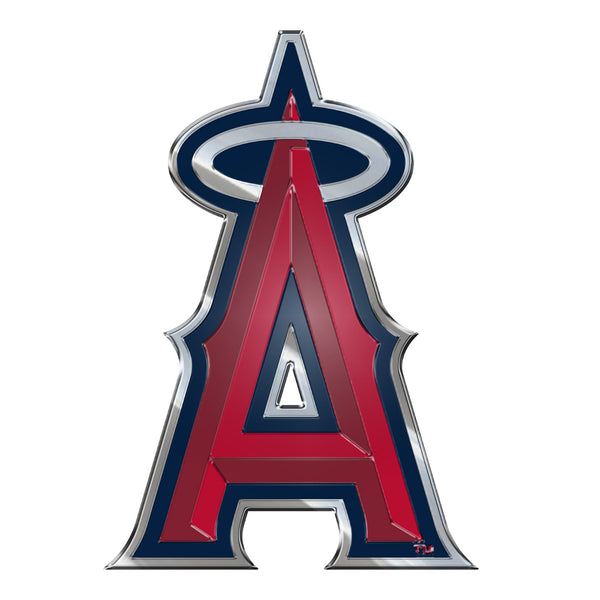 fanmats MLB - Los Angeles Angels Embossed Color Emblem