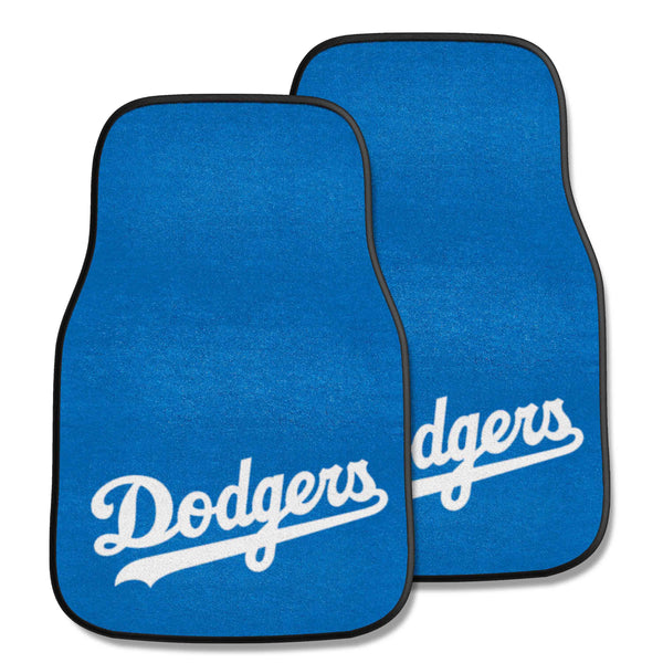 fanmats MLB - Los Angeles Dodgers 2-pc Carpet Car Mat Set