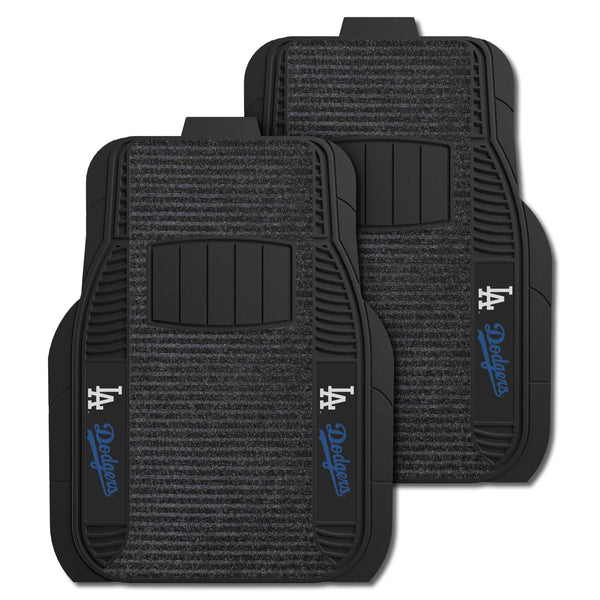 fanmats MLB - Los Angeles Dodgers 2-pc Deluxe Car Mat Set