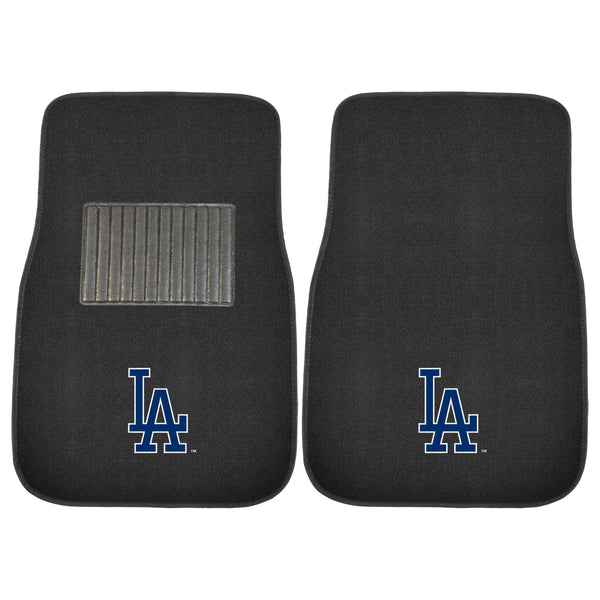 fanmats MLB - Los Angeles Dodgers 2-pc Embroidered Car Mat Set
