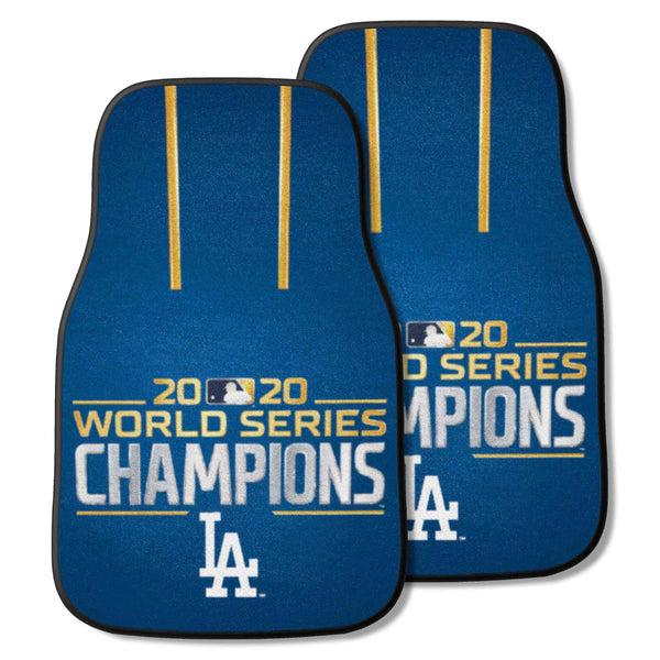 fanmats MLB - Los Angeles Dodgers - 20 2-pc Carpet Car Mat Set