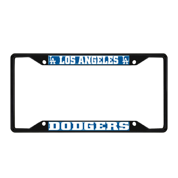 fanmats MLB - Los Angeles Dodgers Black License Plate Frame