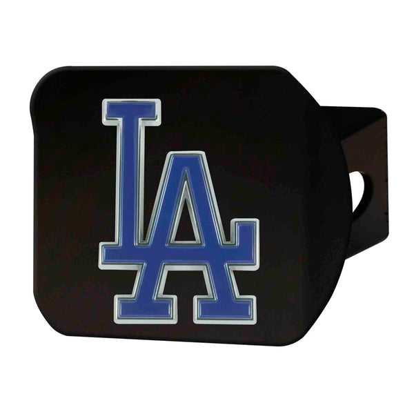 fanmats MLB - Los Angeles Dodgers Color on Black Hitch Cover
