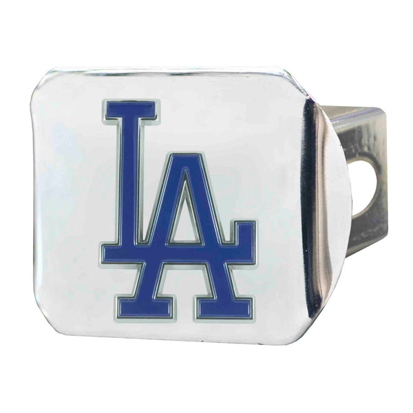 fanmats MLB - Los Angeles Dodgers Color on Chrome Hitch Cover