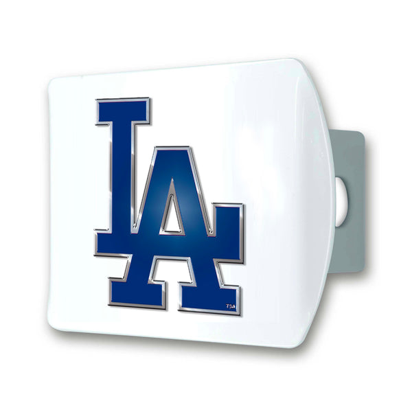 fanmats MLB - Los Angeles Dodgers Color on White Hitch Cover