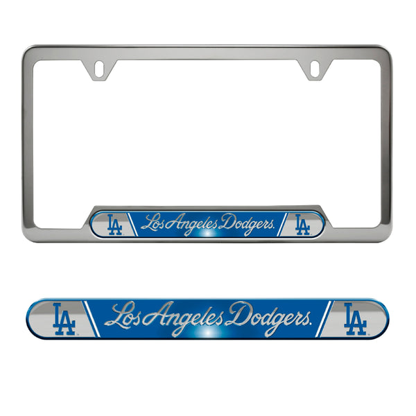 fanmats MLB - Los Angeles Dodgers Embossed License Plate Frame