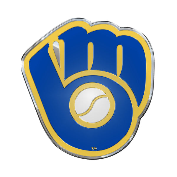 fanmats MLB - Milwaukee Brewers Embossed Color Emblem