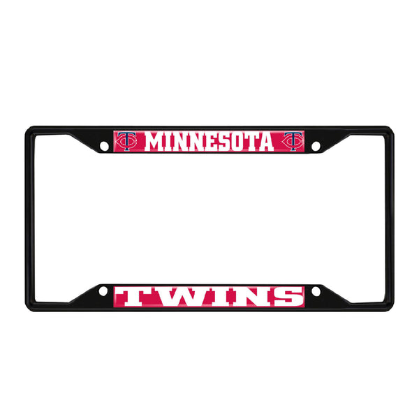 fanmats MLB - Minnesota Twins Black License Plate Frame