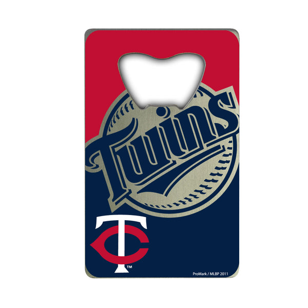 fanmats MLB - Minnesota Twins Credit Card Bottle Opener