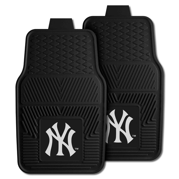 fanmats MLB - New York Yankees 2-pc Vinyl Car Mat Set