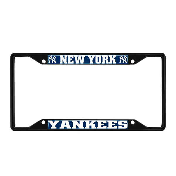 fanmats MLB - New York Yankees Black License Plate Frame