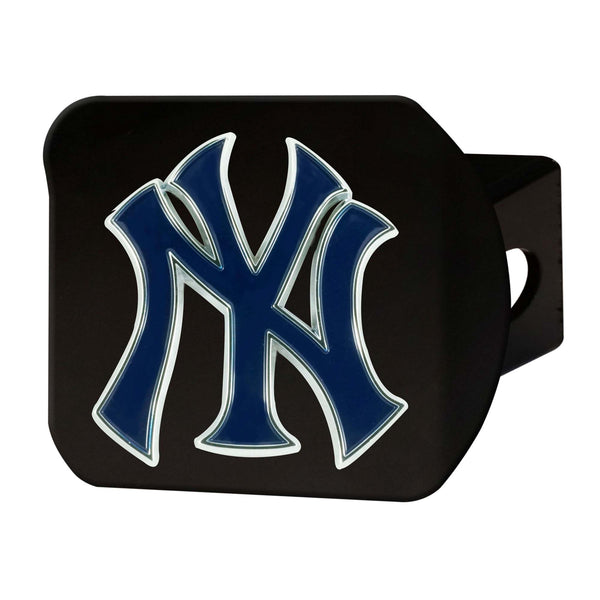 fanmats MLB - New York Yankees Color on Black Hitch Cover