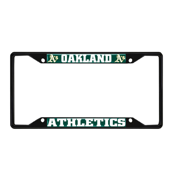 fanmats MLB - Oakland Athletics Black License Plate Frame