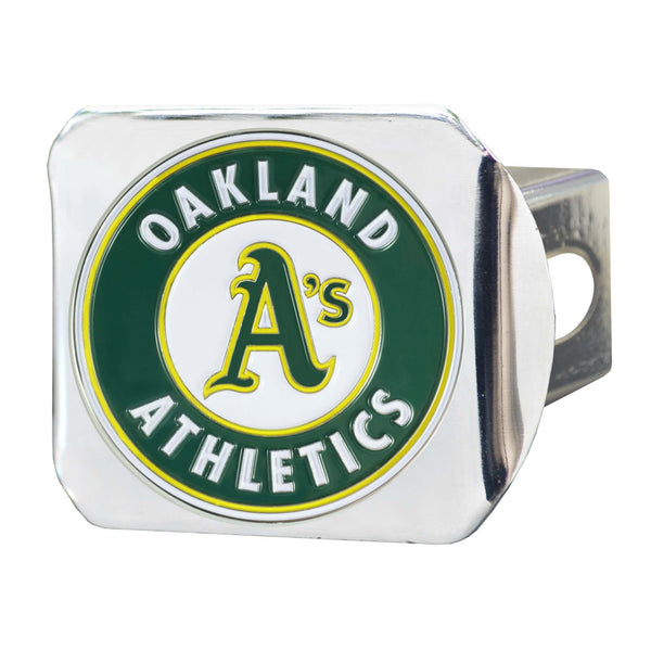 fanmats MLB - Oakland Athletics Color on Chrome Hitch Cover
