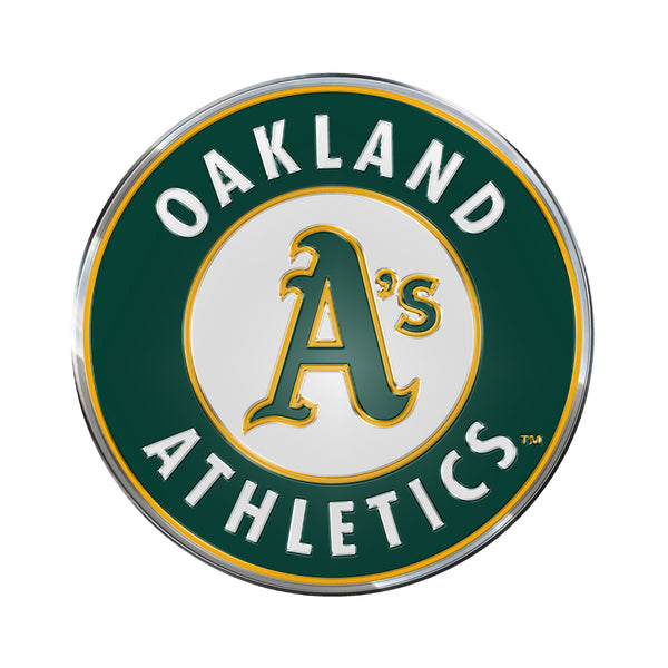 fanmats MLB - Oakland Athletics Embossed Color Emblem