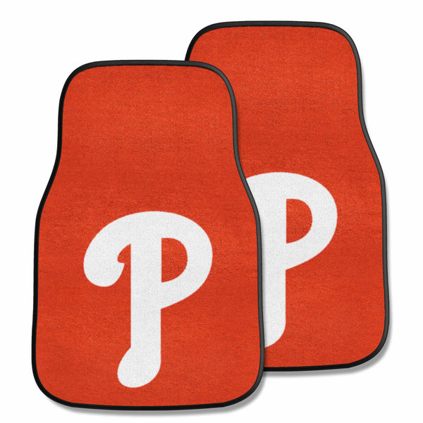 fanmats MLB - Philadelphia Phillies 2-pc Carpet Car Mat Set