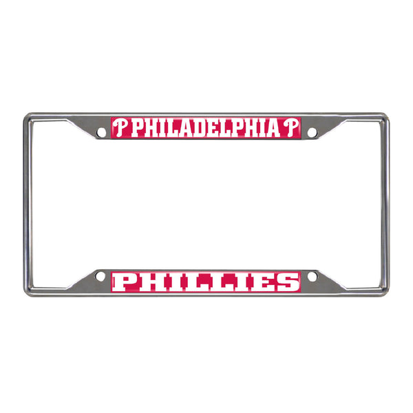 fanmats MLB - Philadelphia Phillies Chrome License Plate Frame