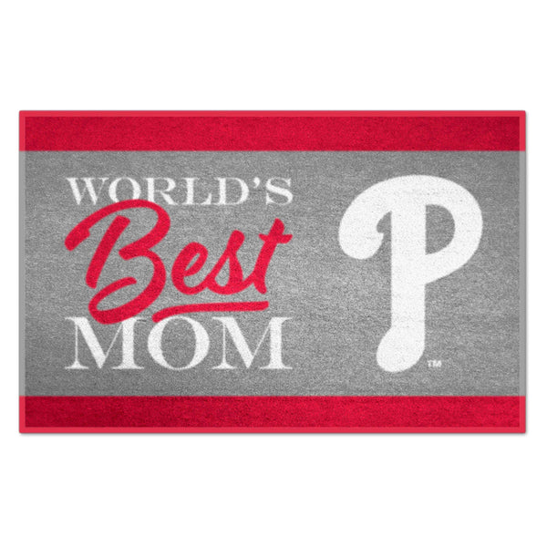 fanmats MLB - Philadelphia Phillies Starter Mat - World's Best Mom