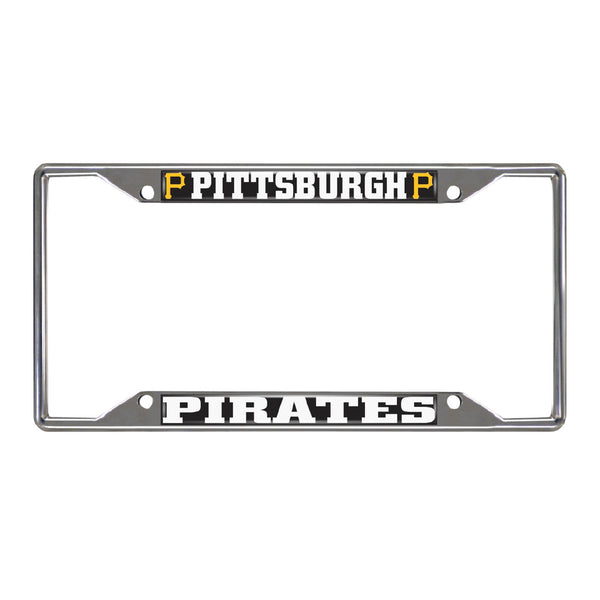 fanmats MLB - Pittsburgh Pirates Chrome License Plate Frame