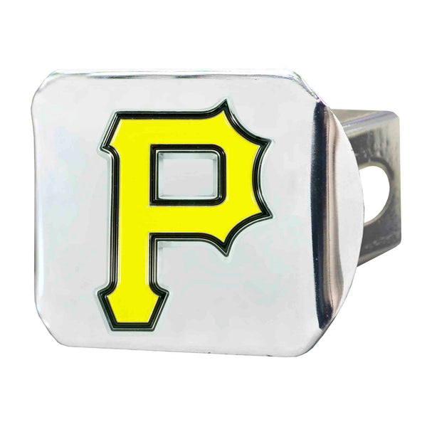 fanmats MLB - Pittsburgh Pirates Color on Chrome Hitch Cover
