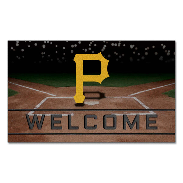 fanmats MLB - Pittsburgh Pirates Crumb Rubber Door Mat