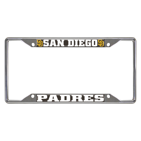 fanmats MLB - San Diego Padres Chrome License Plate Frame