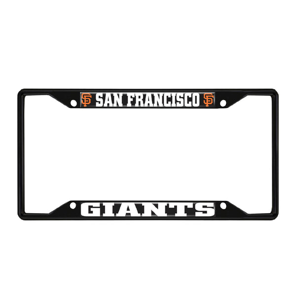 fanmats MLB - San Francisco Giants Black License Plate Frame