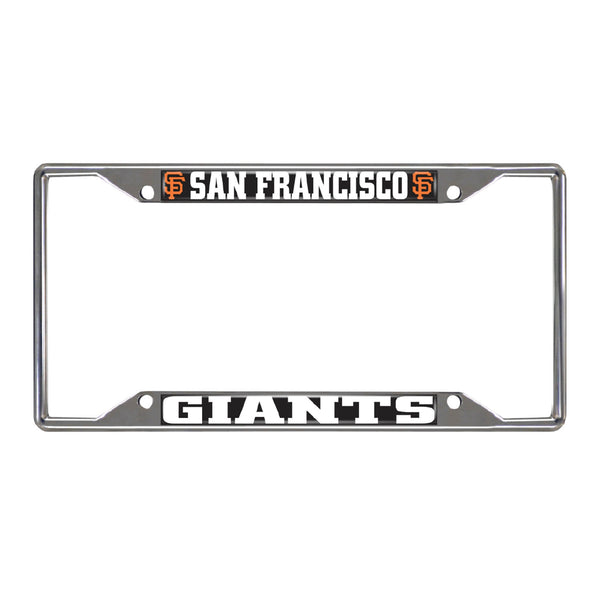 fanmats MLB - San Francisco Giants Chrome License Plate Frame