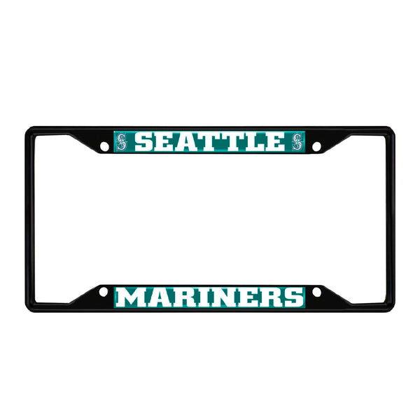 fanmats MLB - Seattle Mariners Black License Plate Frame