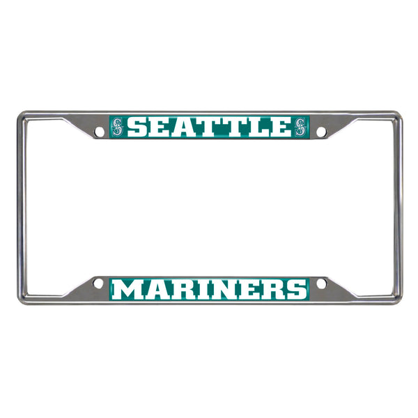 fanmats MLB - Seattle Mariners Chrome License Plate Frame