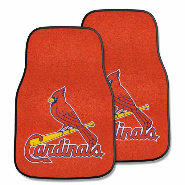 fanmats MLB - St. Louis Cardinals 2-pc Carpet Car Mat Set
