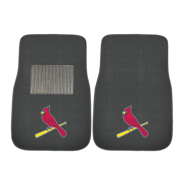 fanmats MLB - St. Louis Cardinals 2-pc Embroidered Car Mat Set