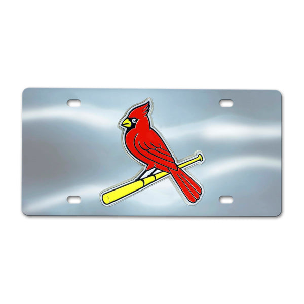 fanmats MLB - St. Louis Cardinals Chrome Diecast License Plate