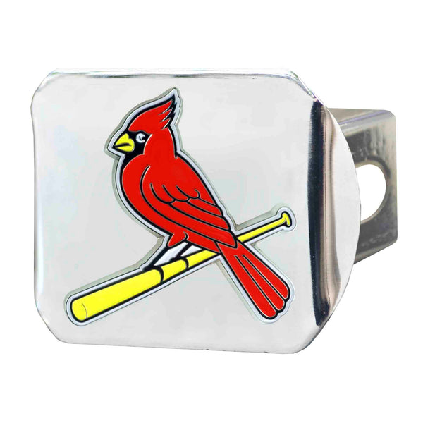 fanmats MLB - St. Louis Cardinals Color on Chrome Hitch Cover