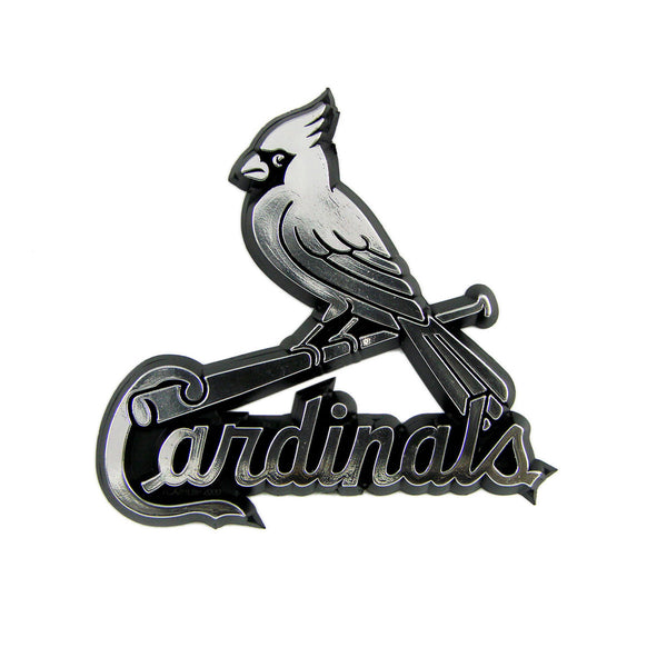 fanmats MLB - St. Louis Cardinals Molded Chrome Emblem