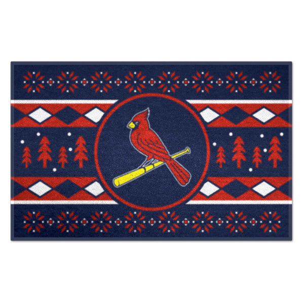 fanmats MLB - St. Louis Cardinals Starter Mat - Holiday Sweater