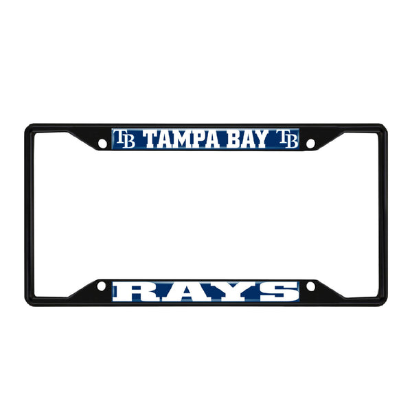 fanmats MLB - Tampa Bay Rays Black License Plate Frame