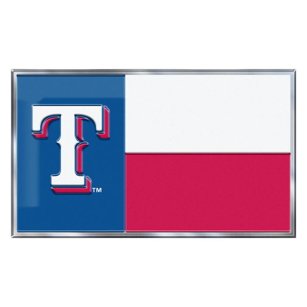 fanmats MLB - Texas Rangers Embossed State Flag Emblem