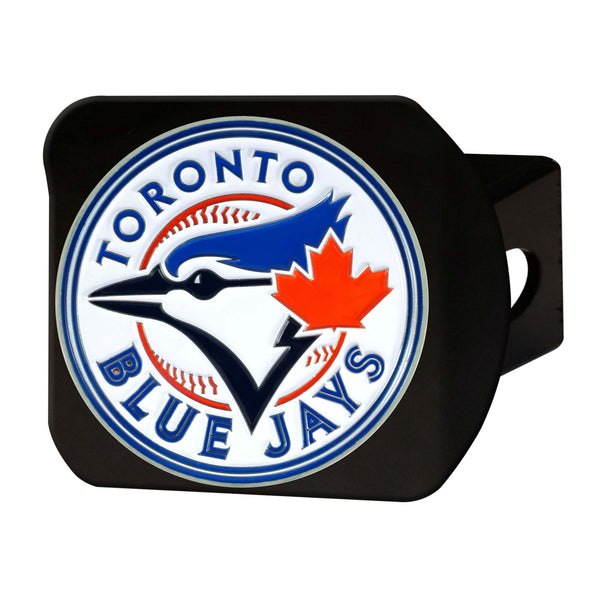 fanmats MLB - Toronto Blue Jays Color on Black Hitch Cover